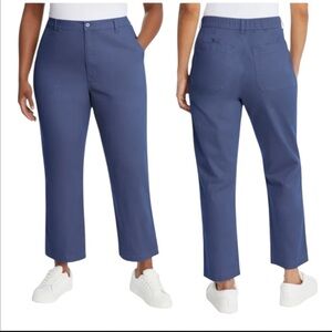 G.H. Bass & Co. Women’s Ankle Chino Pant Blue Sz 10